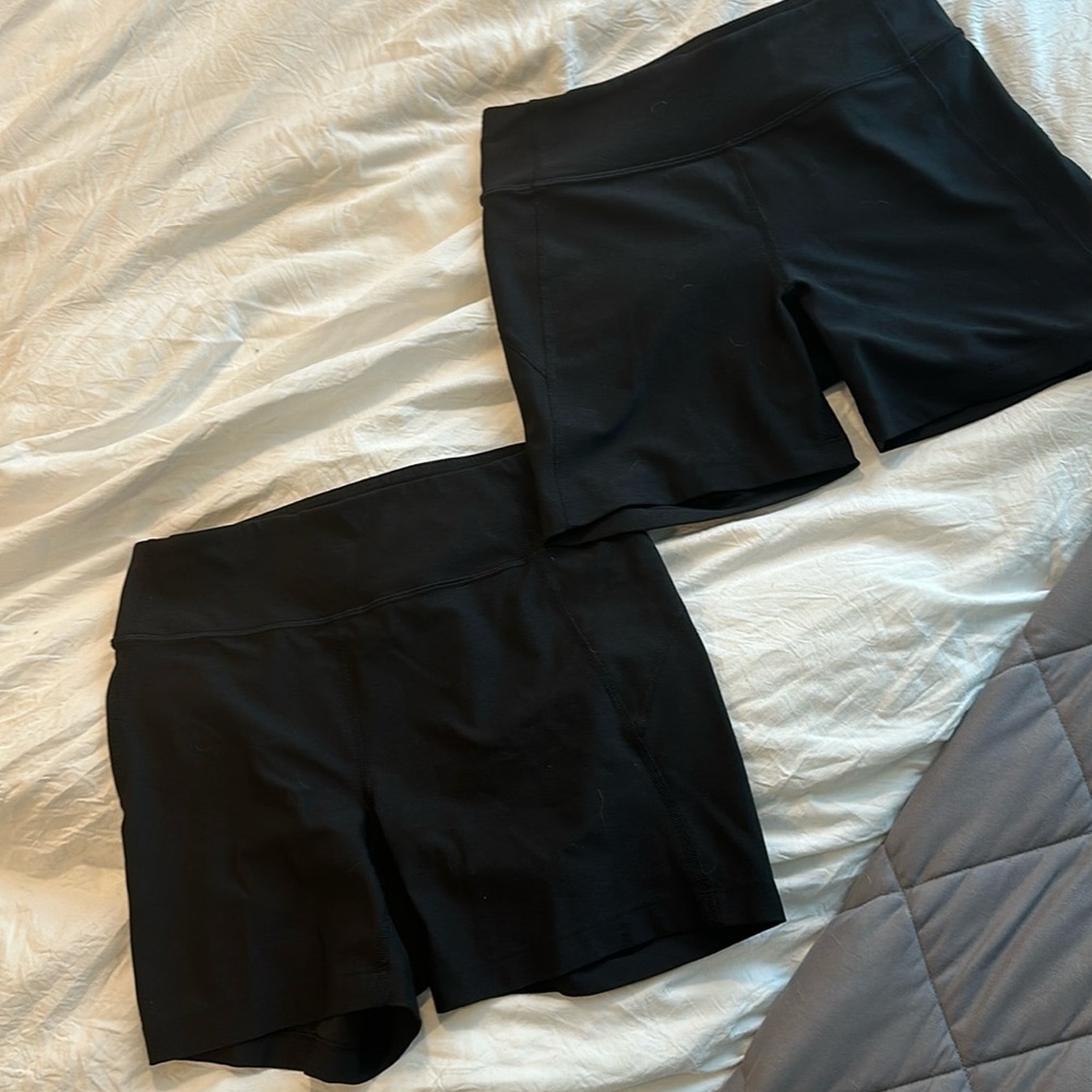 Outdoor Voices Black Bike Shorts